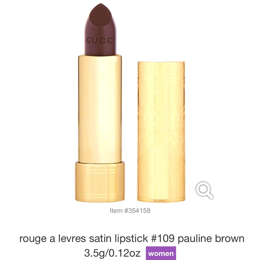 Gucci Satin Lipstick in Pauline Brown